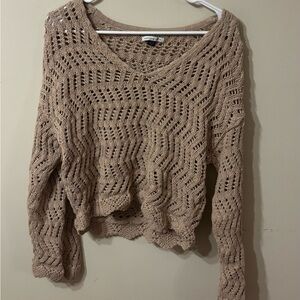 American Eagle Crochet Cover Up top